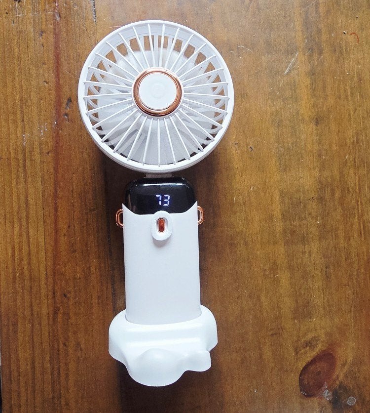 Compacte USB-ventilator met standaard - Wit, Collections, Broches, Pins & Badges, Enlèvement ou Envoi