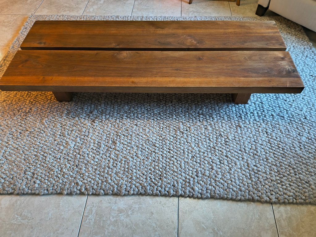 Salontafel volhout 160cm lamg, Antiek en Kunst, Ophalen