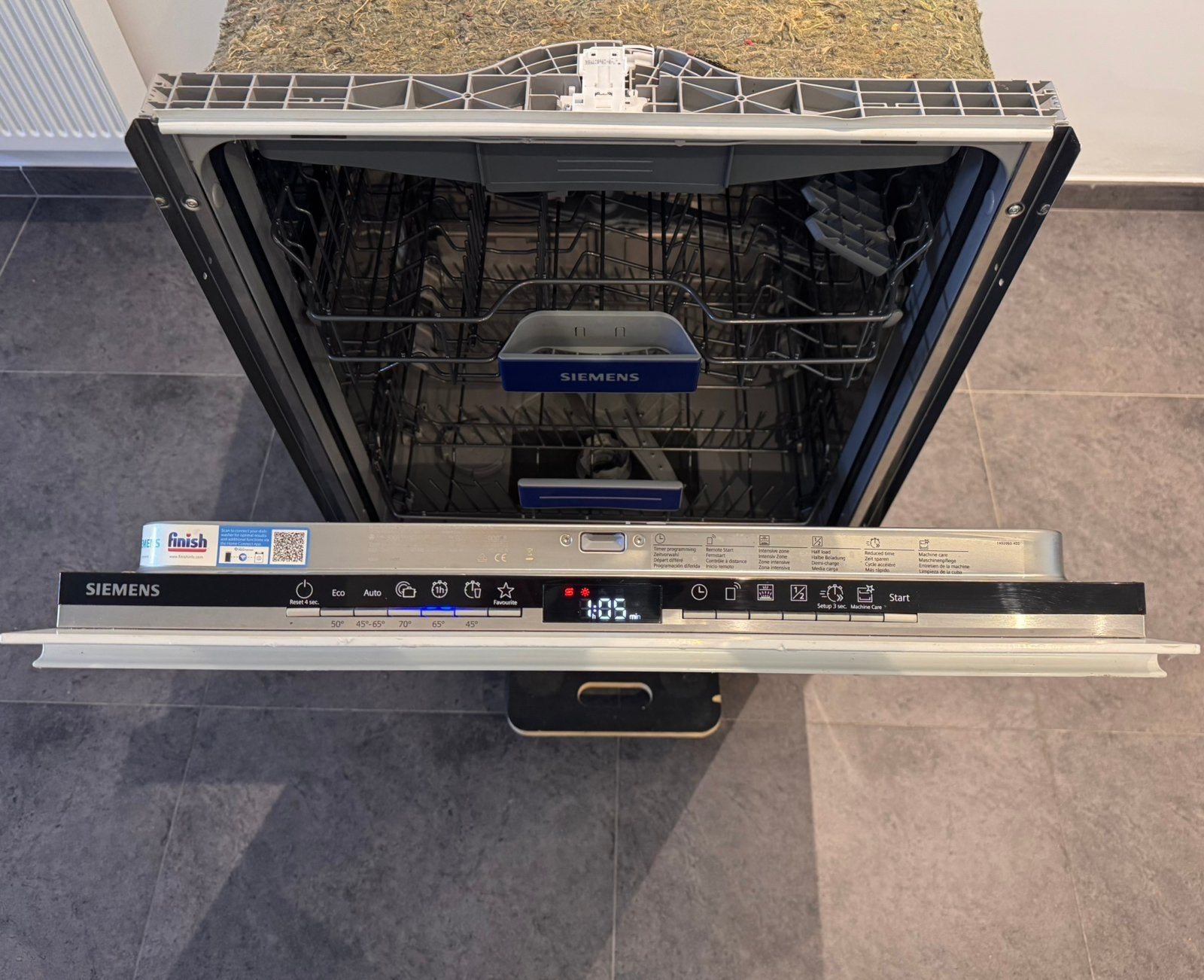 Siemens IQ300 Inbouw Vaatwasser (2023), Ophalen, Energieklasse A of zuiniger, Minder dan 85 cm, Minder dan 10 liter
