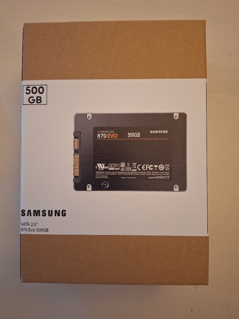 Samsung SSD EVO 870 500 Go SATA 2,5 pouces, Neuf, Interne, Enlèvement, Desktop