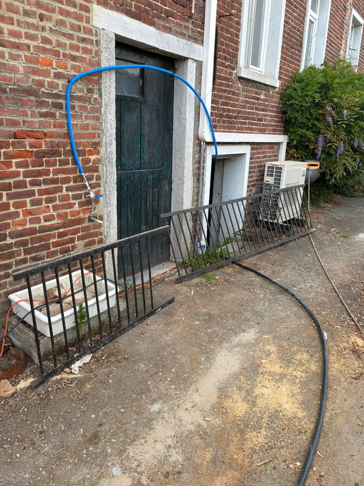 Ijzeren afsluiting, Tuin en Terras, Tuinhekken en Hekwerk, Ophalen, Gebruikt, IJzer