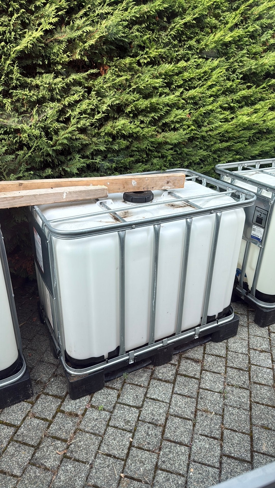 Gratis IBC containers 600L, Enlèvement, Comme neuf