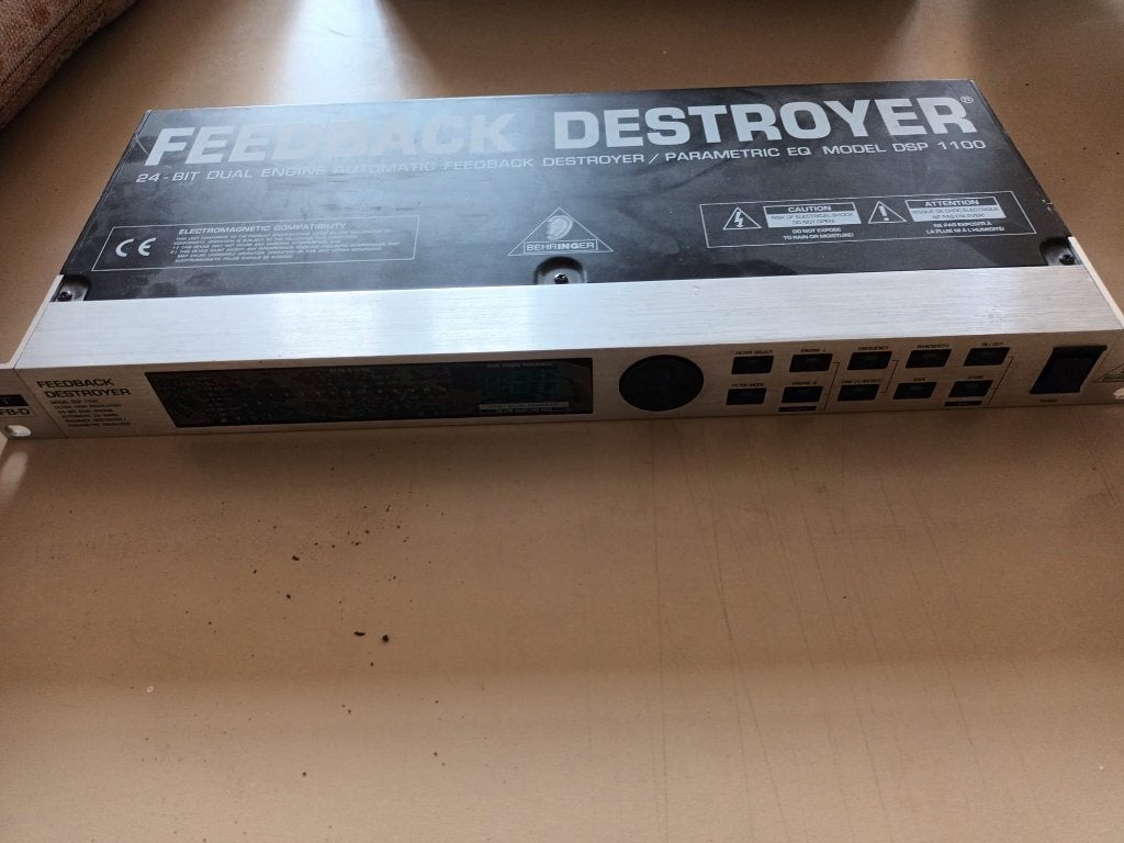 Behringer DSP1100 Feedback Destroyer, Ophalen of Verzenden, Gebruikt, Overige merken