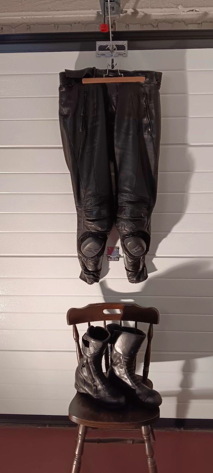 Lederen broek+laars., Motoren, Ophalen