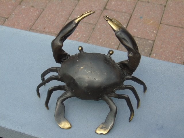 statue d un crabe en bronze , taille réel !, Enlèvement ou Envoi, Bronze