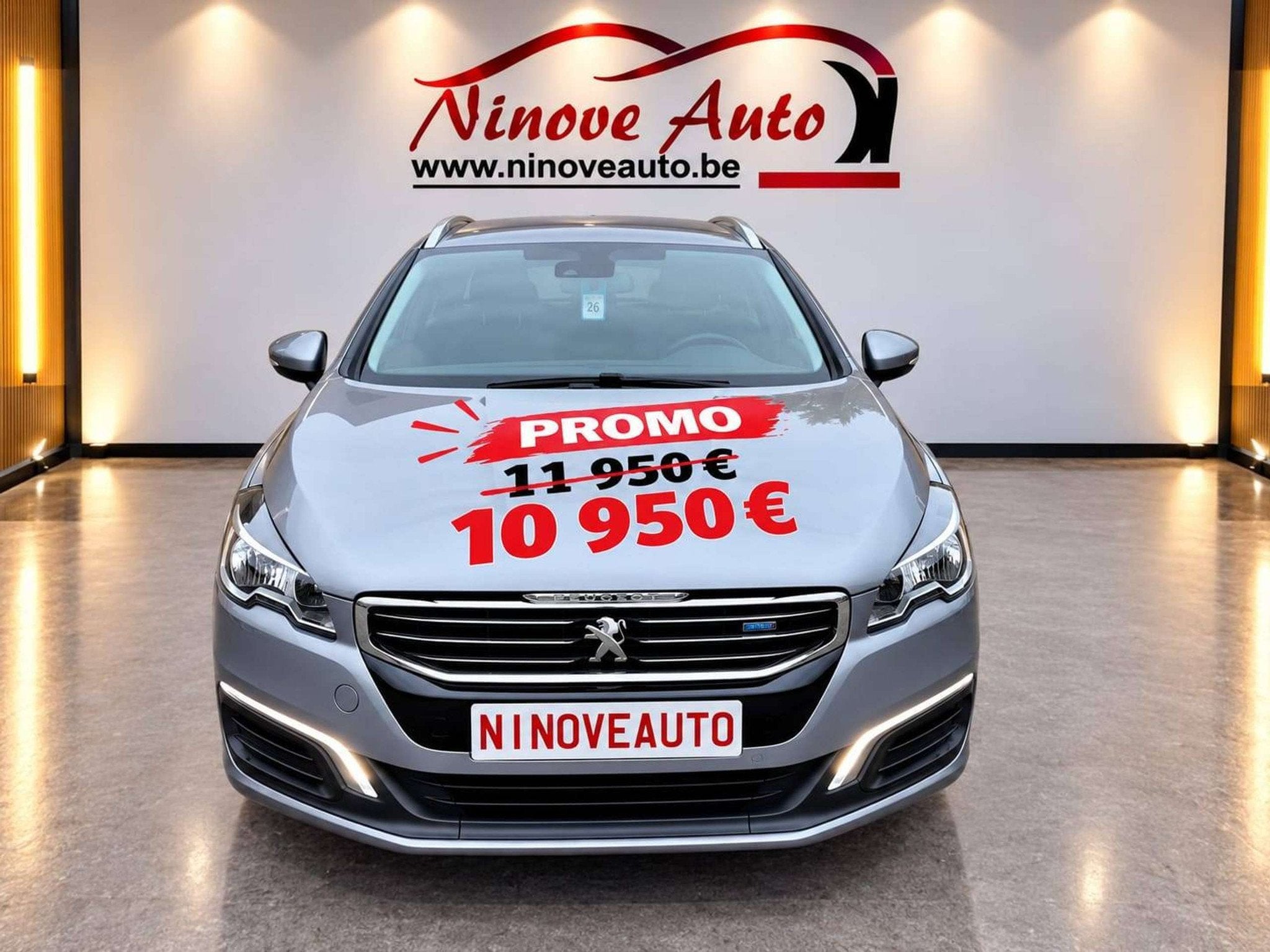 Peugeot 508 SW 1.6 BlueHDi Active S*AUTOM NAVI AIRCO PARKHUL, Stof, Gebruikt, Euro 6, 4 cilinders