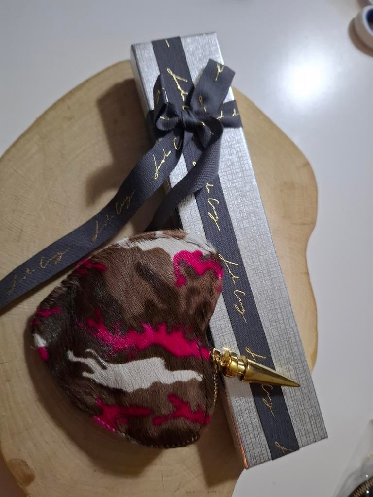 Lederen hartje Lola Cruz + stylo, Ophalen of Verzenden