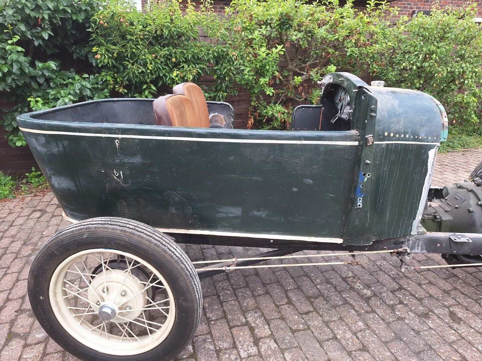 Ford Model A 1928-1929 eigenbouw carrosserie, Enlèvement