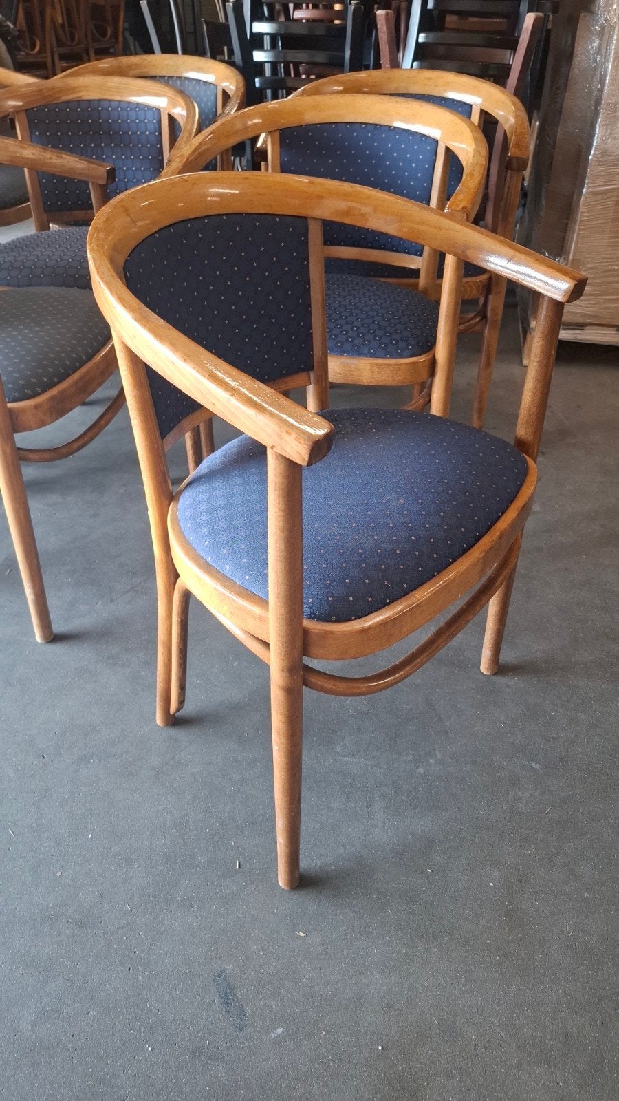 12 vintage thonet cafe bistro horeca stoelen lounge partij, Ophalen of Verzenden