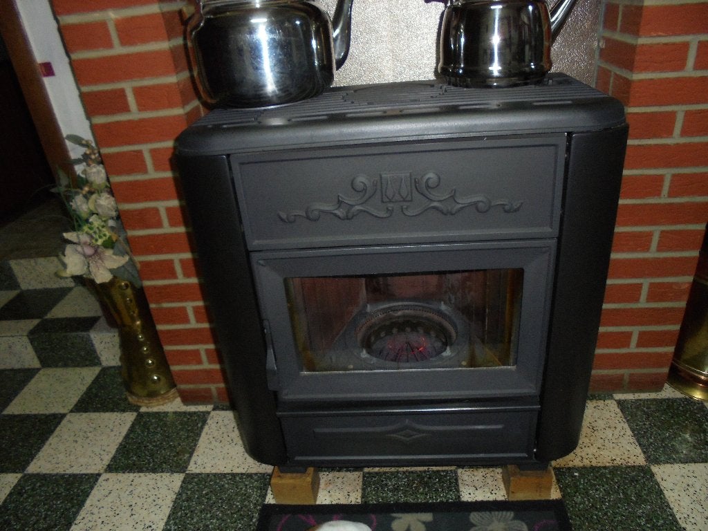 poêle franco belge 10kw, Enlèvement, Comme neuf, Poêle