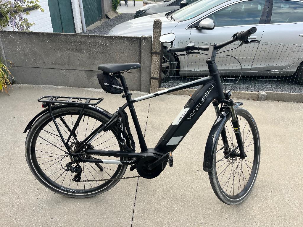 Elektrische herenfiets, Fietsen en Brommers, Ophalen, Gebruikt, Overige merken