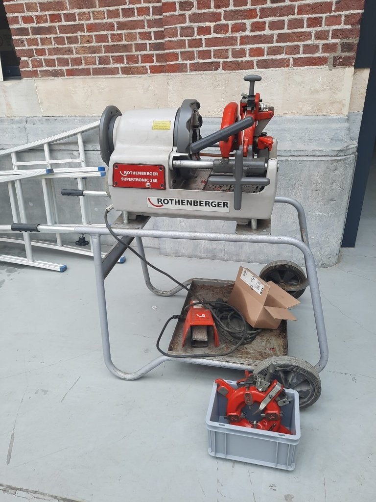 Rothenberger 56250 SUPERTRONIC 3 SE BSPT R 1/2"-3", Doe-het-zelf en Bouw, Ophalen, Gebruikt