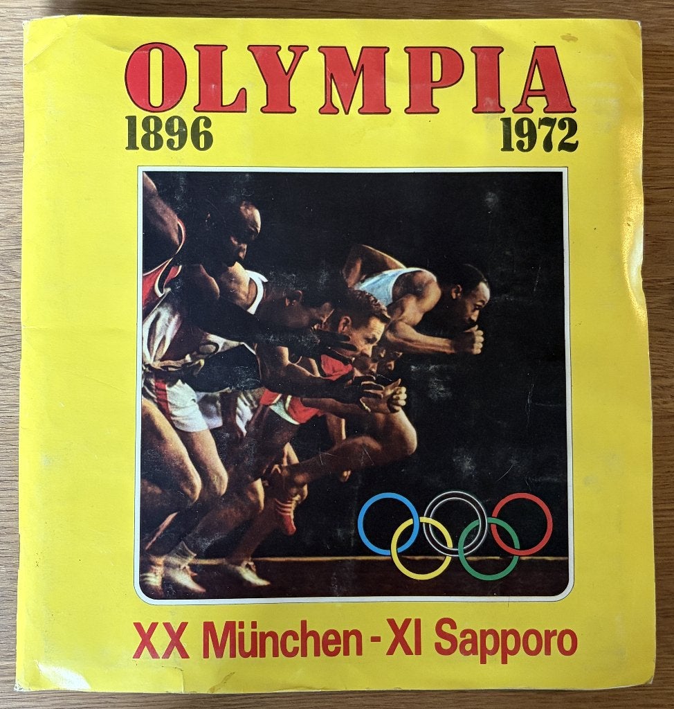 Sticker Album - Panini - Olympia 1896-1972 (1972), Ophalen of Verzenden, Gebruikt, Sport