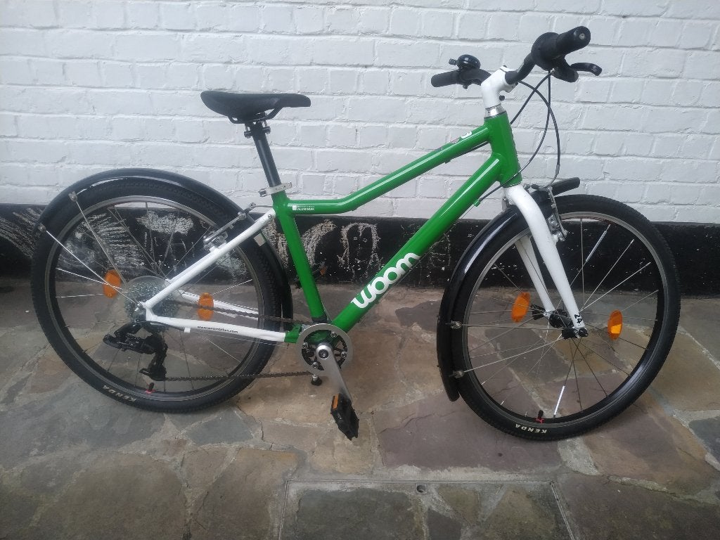 Woom fiets maat 5 - 24 inch, Ophalen, 20 inch of meer, Velgrem, Zo goed als nieuw