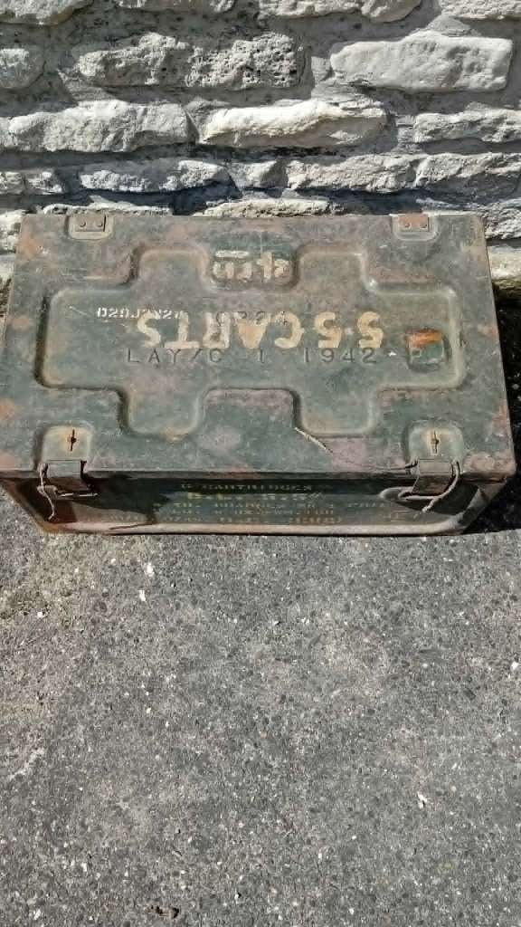 Engelse Kist 1942, Verzamelen, Militaria | Tweede Wereldoorlog, Ophalen, Landmacht, Kist of Geocache