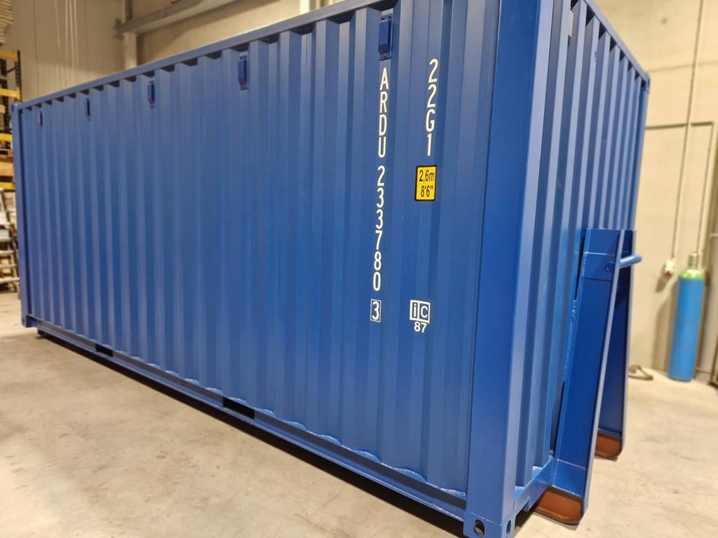 Zeecontainer 20 ft, Ophalen