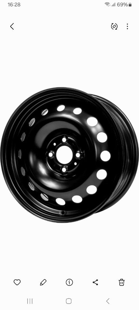 Recherche,  jante tole renault captur de 2018, Enlèvement, 16 pouces, Jante(s)