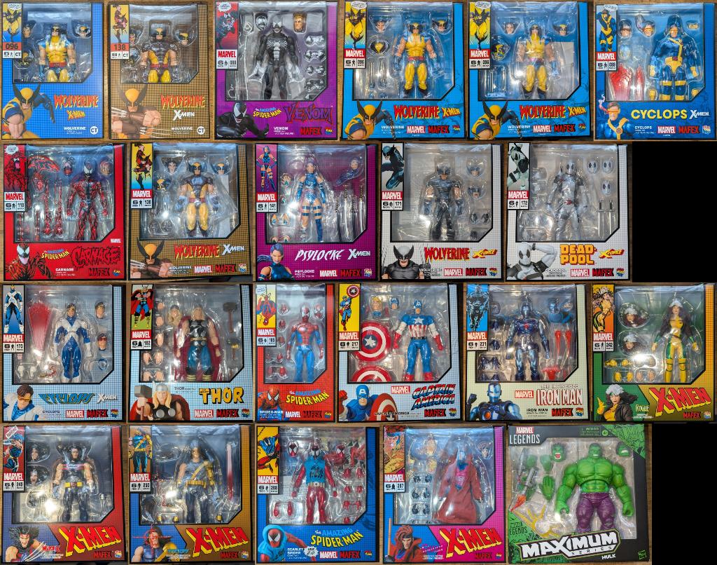 Collection MAFEX - CT - Marvel Legends MARVEL, Envoi, Comme neuf