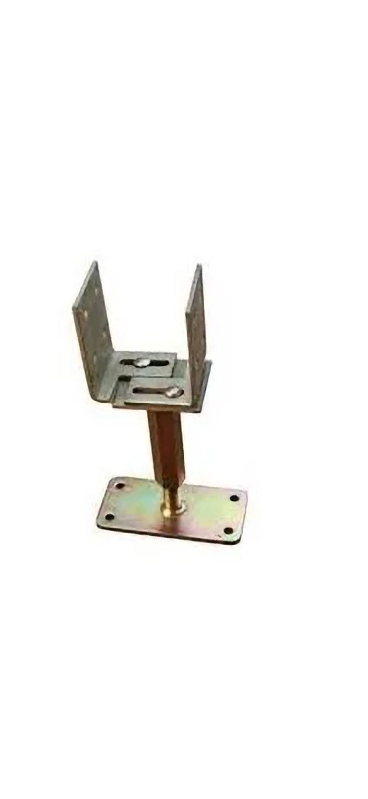 4 supports de carport réglables universels bichromatés, Bricolage & Construction, Quincaillerie & Fixations