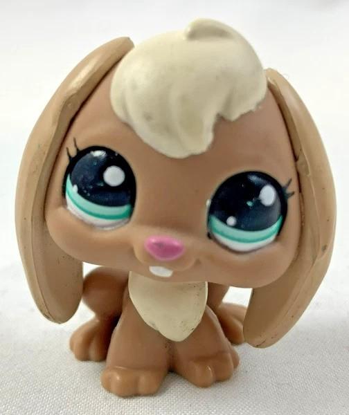 Hasbro Littlest Pet Shop LPS #2128 Hangoor Konijn Bruin G2, Verzamelen, Poppetjes en Figuurtjes, Verzenden, Zo goed als nieuw