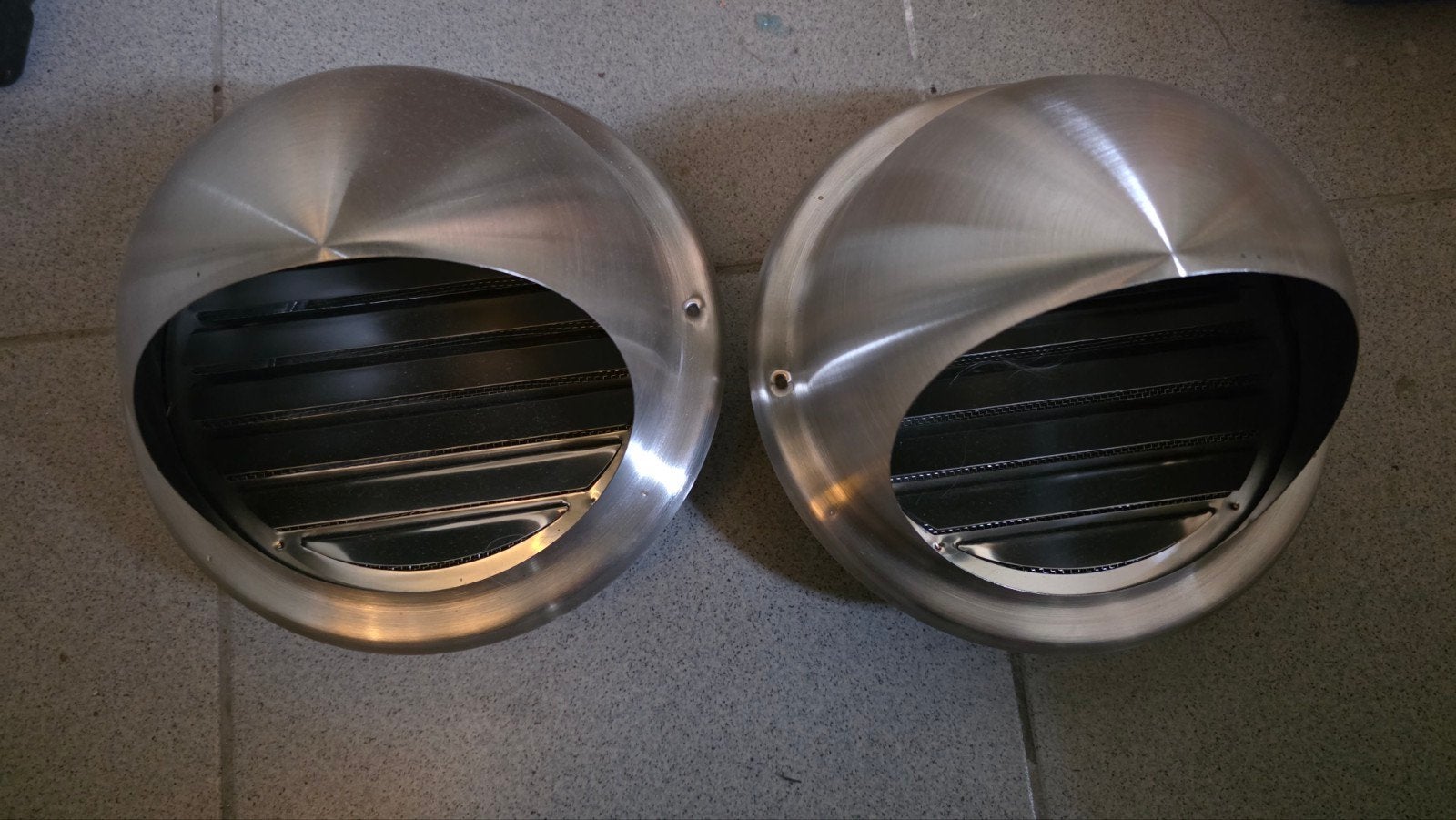Grille ventilation façade inox 160mm, Enlèvement ou Envoi, Neuf
