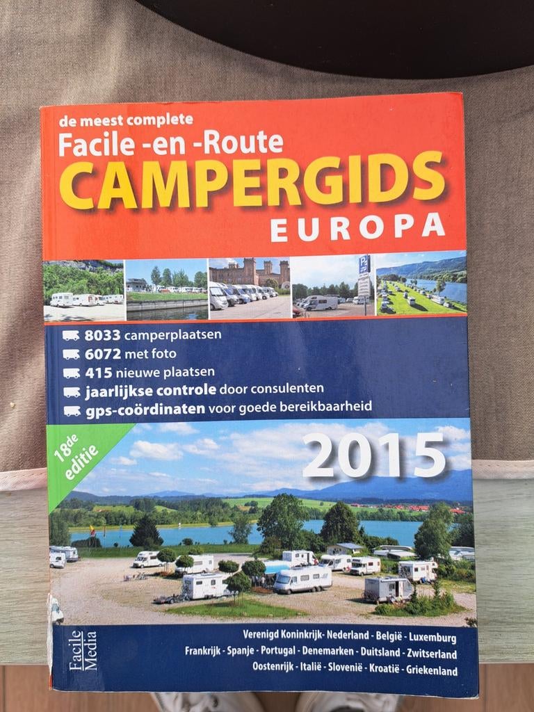 Campergids Europa 2015, Ophalen