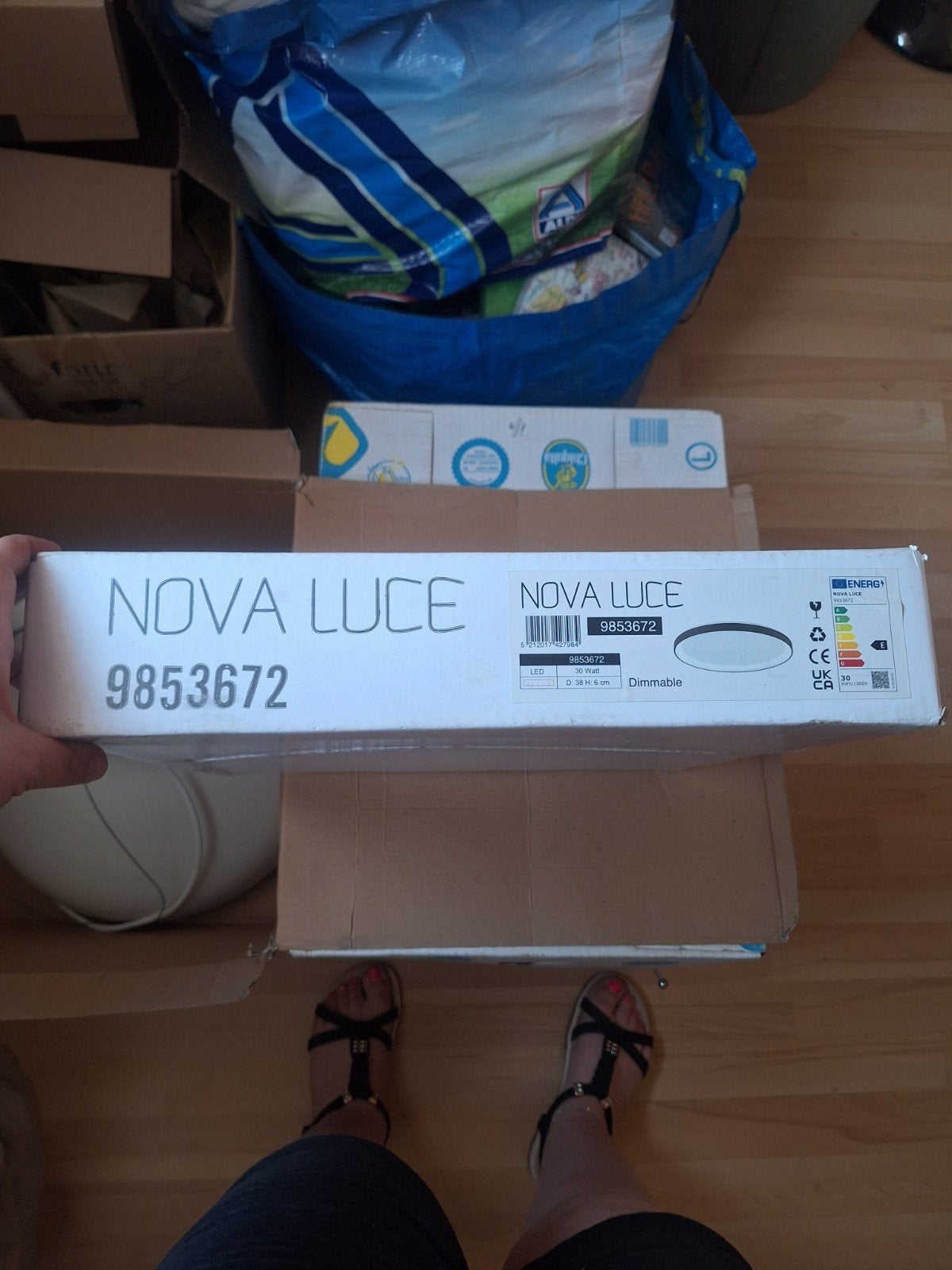 Plafonnier, Neuf, Blanc, Enlèvement, Lustre