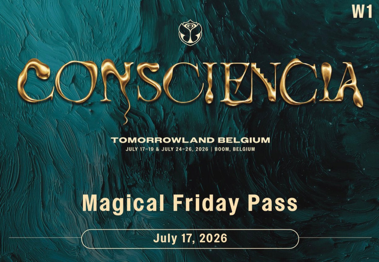 Tomorrowland vrijdag 17/7 - 1 ticket - magical friday pass, Tickets & Billets, Événements & Festivals, Une personne