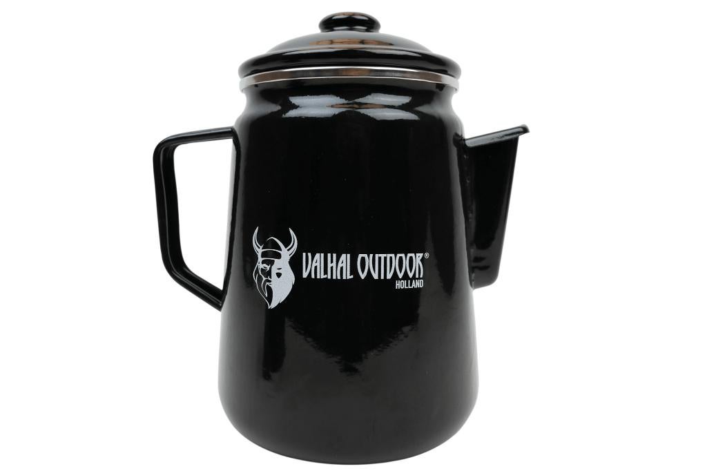 Valhal outdoor: Percolator, mok, vuurschaal, wax, Ophalen of Verzenden, Nieuw, Gietijzer