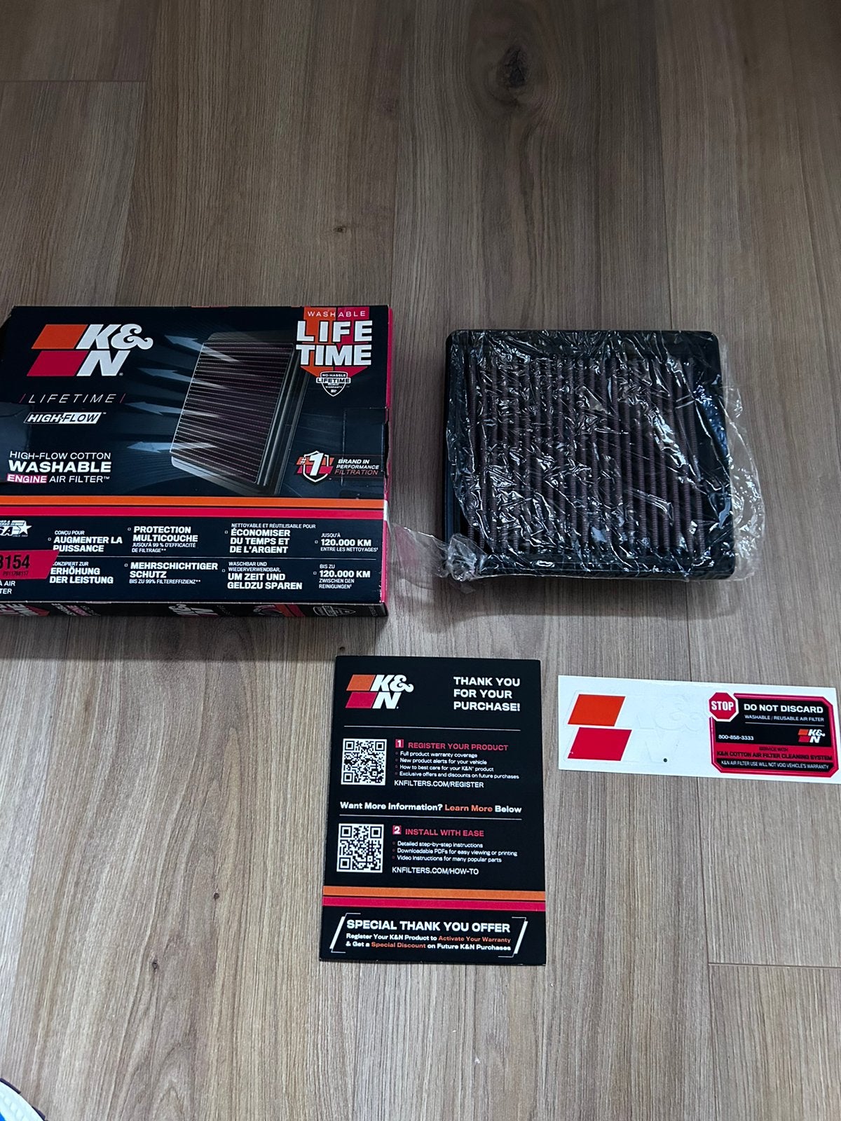 K&N filter Toyota CHR Yaris Corolla HYBRIDE ✅✅, Enlèvement, Comme neuf