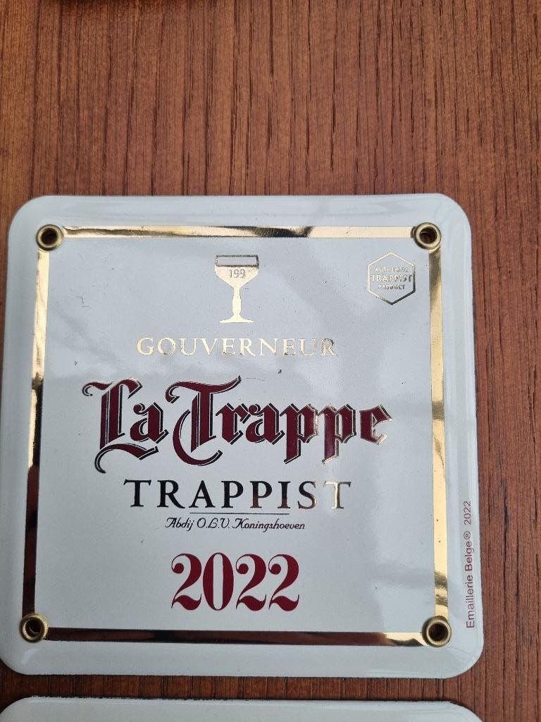 Plaque émaillée bière la Trappe 2022, Enlèvement ou Envoi, Neuf, Panneau, Plaque ou Plaquette publicitaire, La Trappe