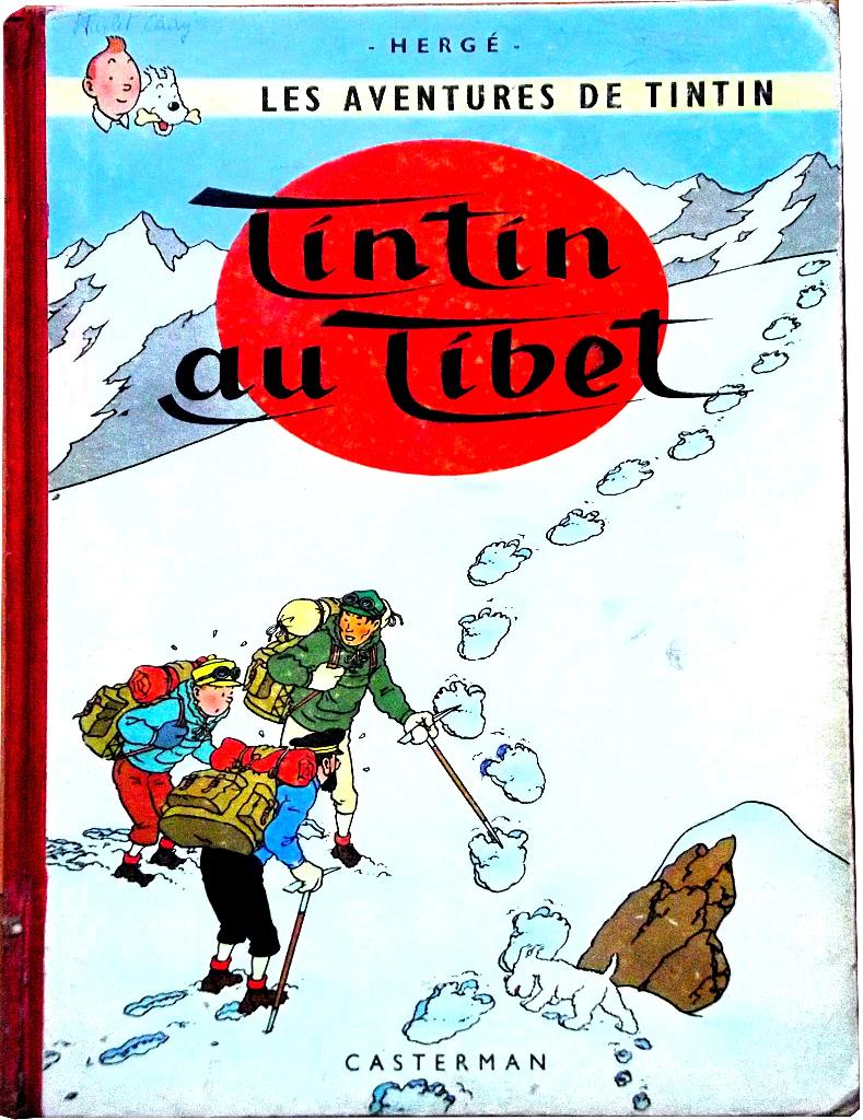 Tintin au Tibet : EO, Eén stripboek, Ophalen of Verzenden, Gelezen, Hergé
