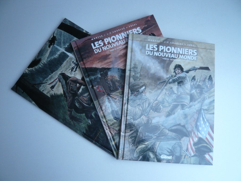 Bd LES PIONNIERS DU NOUVEAU-MONDE 16, 17, 19 (EO état neuf), Plusieurs BD, Enlèvement ou Envoi, Comme neuf, CHARLES / ERSEL