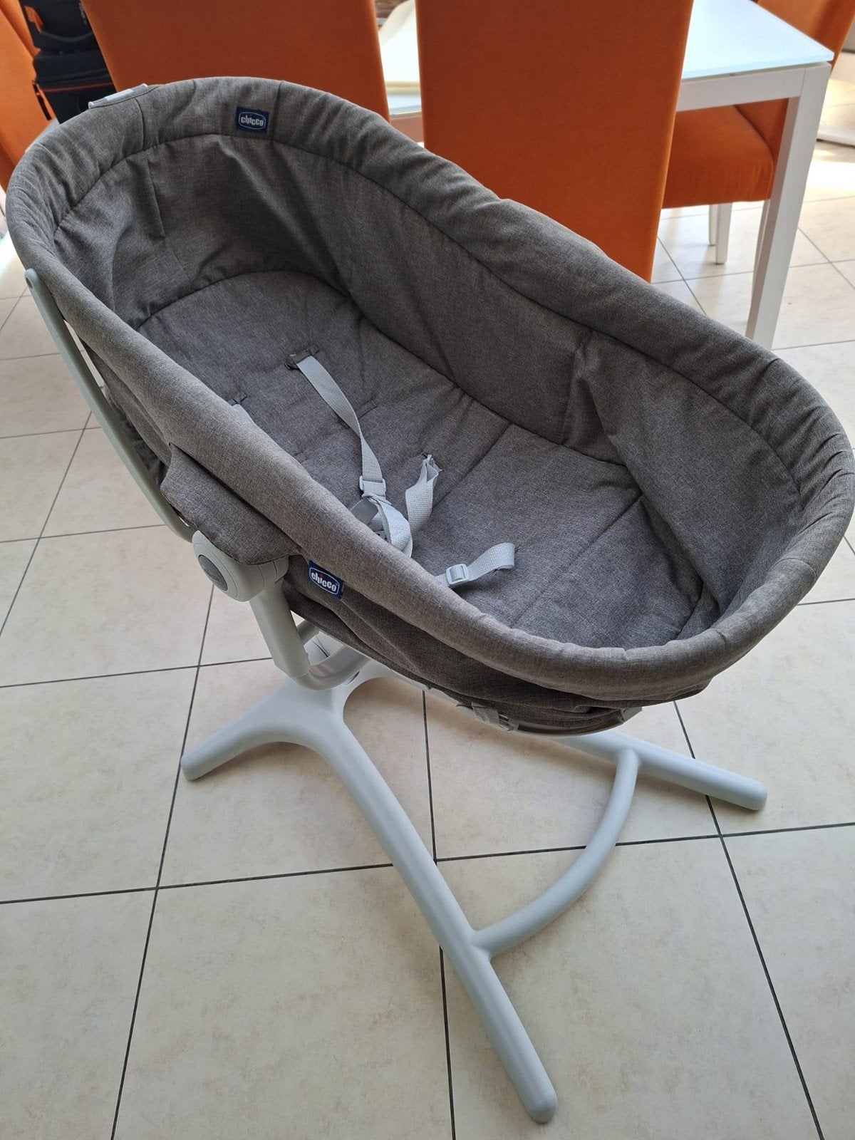 landau sur pied pliable, Enlèvement