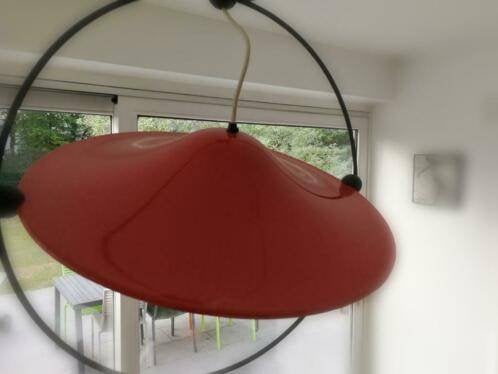 Lustre Rouge LITA France 1970, Huis en Inrichting, Lampen | Hanglampen, Ophalen, Gebruikt, Metaal