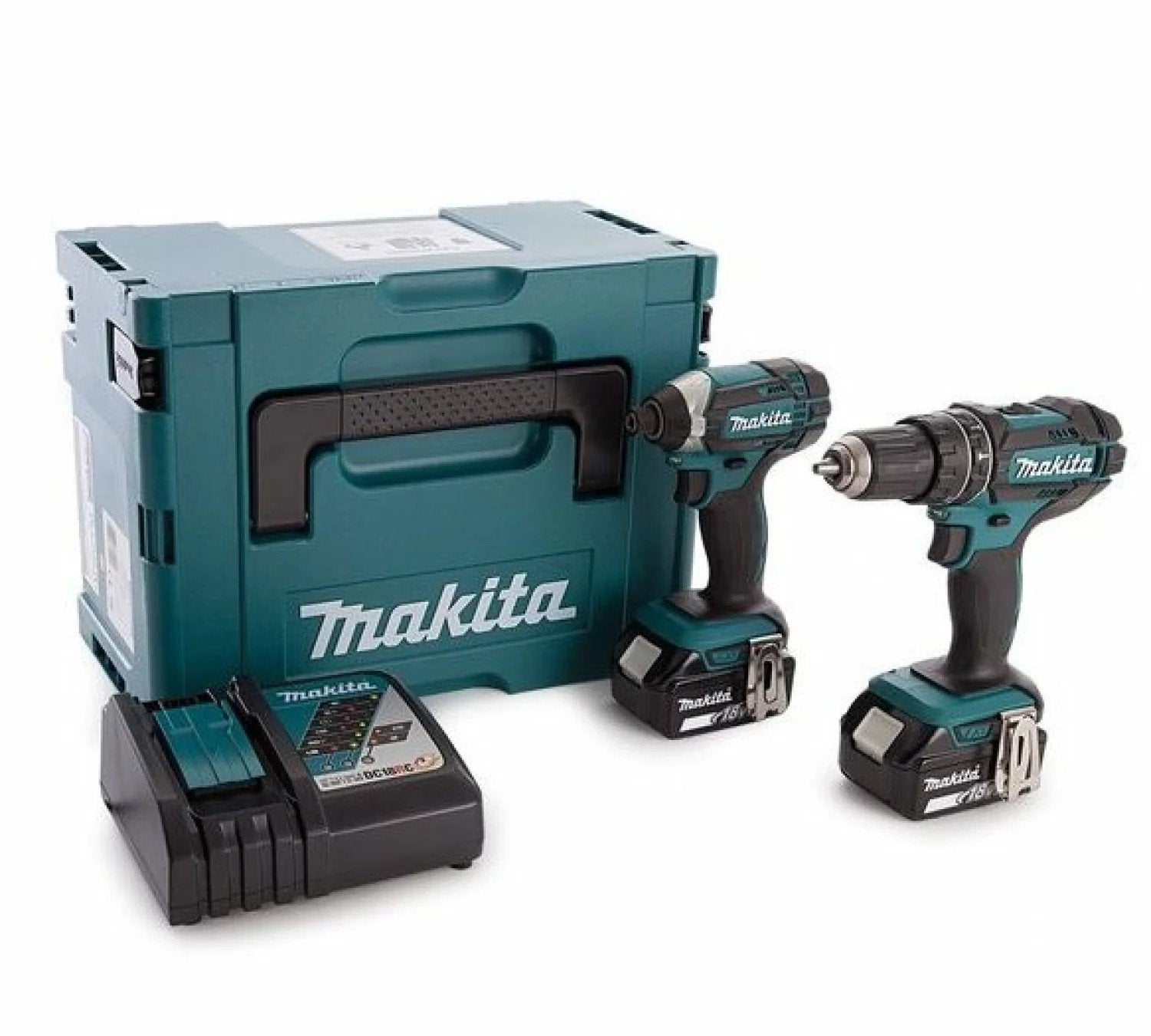 Makita DLX2131TJ 18V Li-Ion accu klopboor- /schroefmachine (, Doe-het-zelf en Bouw, Gereedschap | Boormachines, Ophalen
