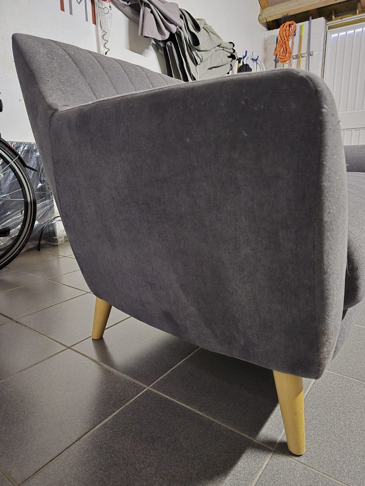 Zetel, Scandinavische stijl, Scandinavisch, Enlèvement, Rectangulaire, Tissus
