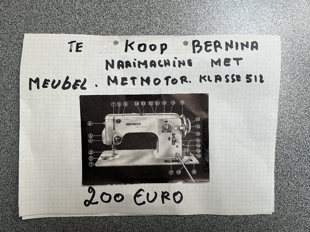 Naaimachine, Ophalen, Nieuw, Naaimachine, Bernina