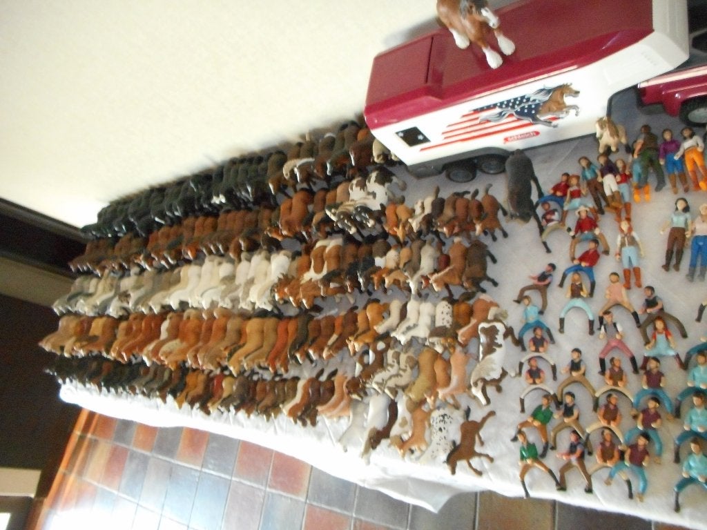 243 schleich paarden, Ophalen of Verzenden, Zo goed als nieuw