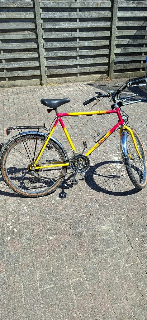 Mooi herenfiets van Alan Adventure, Gebruikt, Versnellingen, Schijfrem, Ophalen