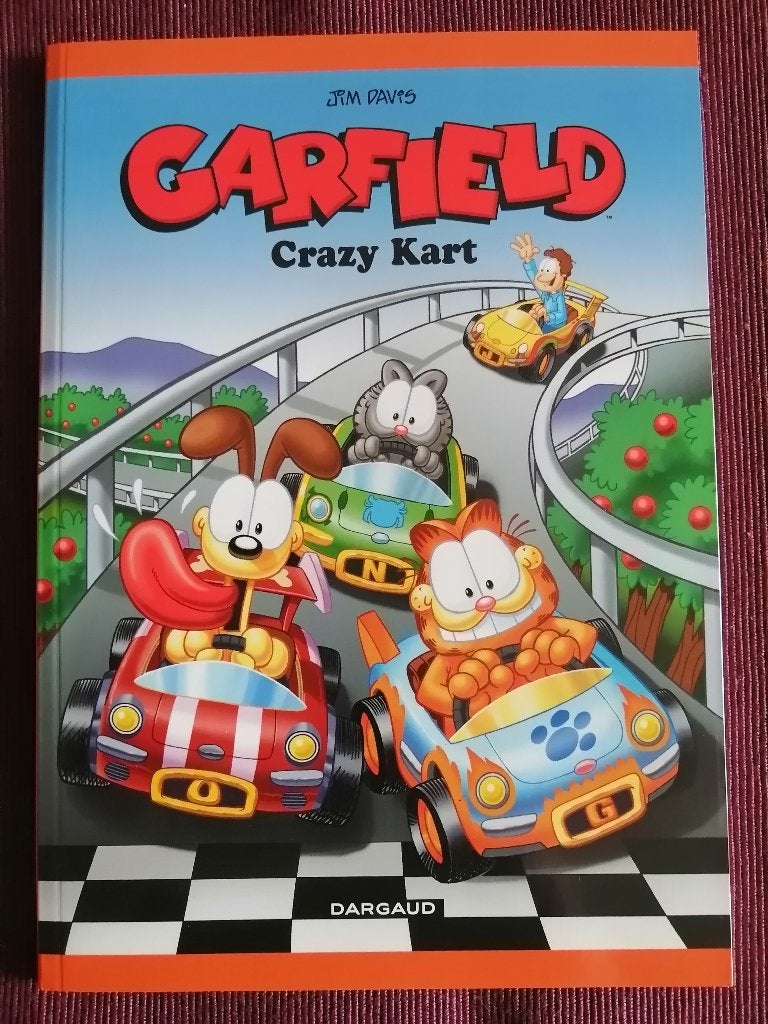 Bd Garfield. Crazy Kart, Envoi, Comme neuf