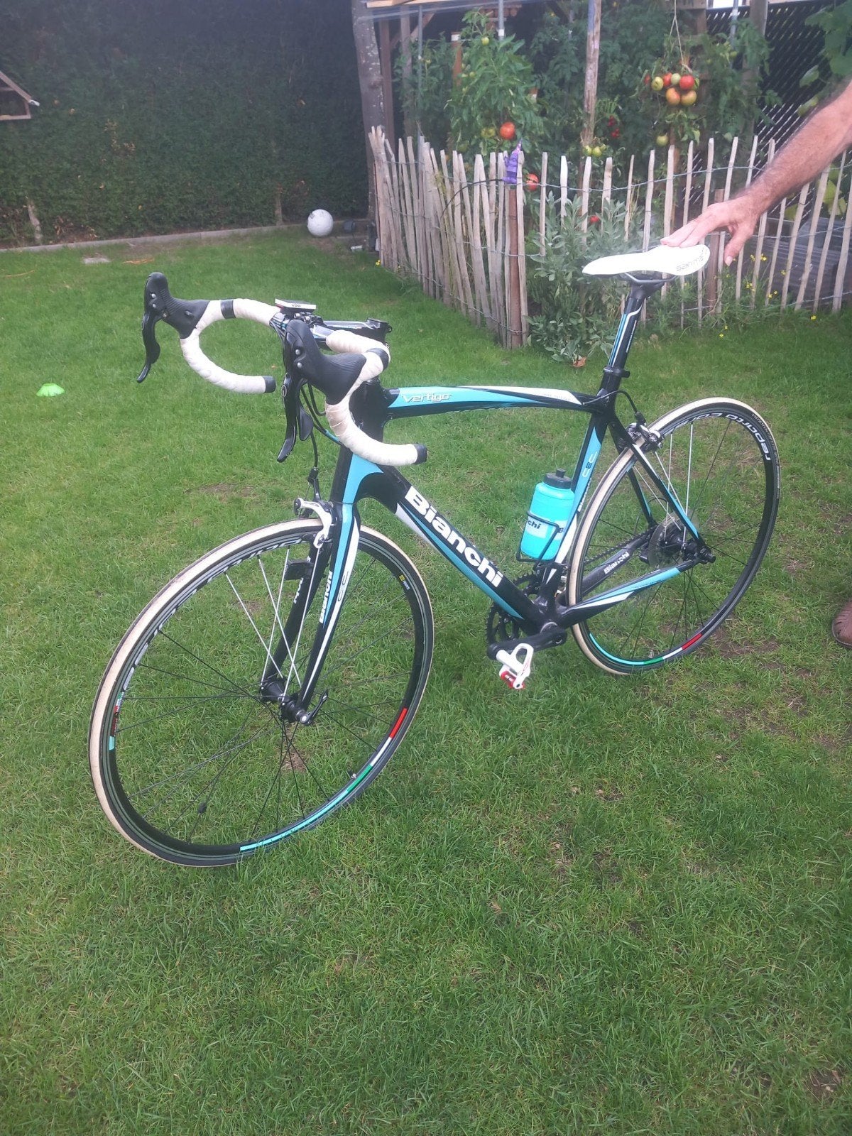 Bianchi koersfiets, Ophalen