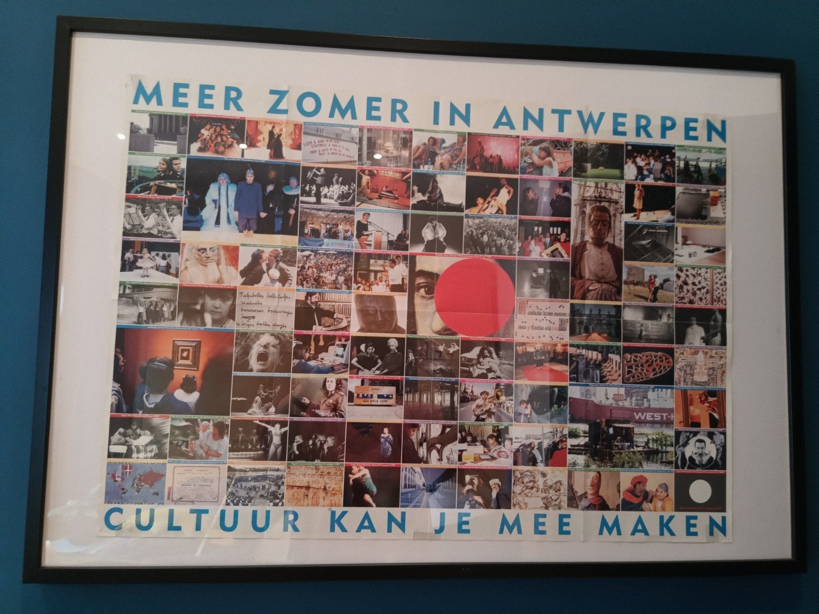 ribba kader zwart Ikea 70 x 100 cm, Ophalen, Zo goed als nieuw, 75 tot 100 cm, Foto of Poster