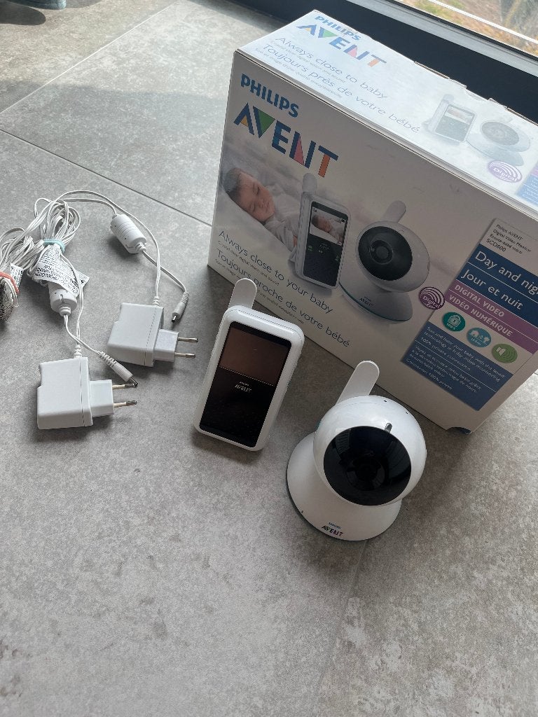 Philips Avent SCD600, Kinderen en Baby's, Babyfoons, Ophalen, Gebruikt, 100 tot 250 meter, Camera