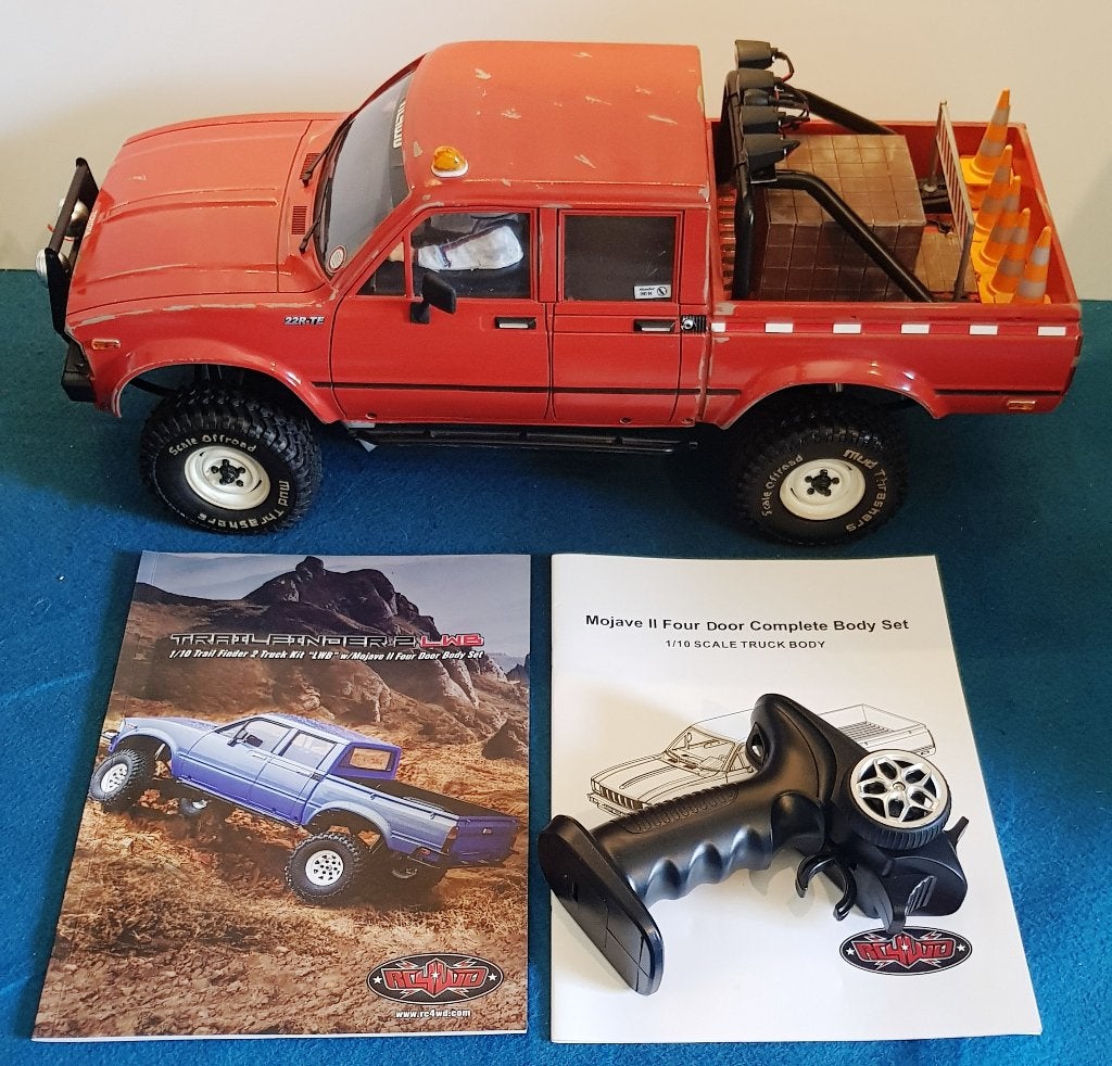 RC4WD Trail Finder 2 “LWB” met Mojave II Four Door Body Set, Hobby en Vrije tijd, Modelbouw | Radiografisch | Auto's, Elektro
