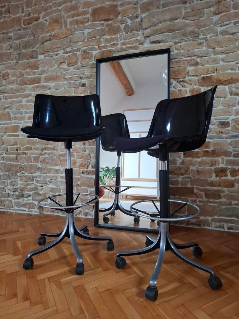 Tabouret/Chaise de bar "Modus" by Tecno, Ophalen, Zwart
