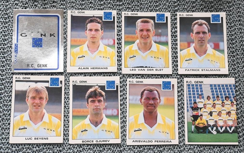 Panini Football 93/R.C. Genk/8 autocollants, Envoi, Comme neuf, Affiche, Image ou Autocollant