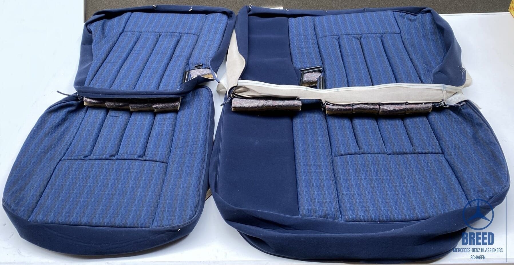 NOS bekledingsset achterbank blauw Mercedes W124 T-Model, Auto-onderdelen, -, Nieuw, Ophalen of Verzenden, -