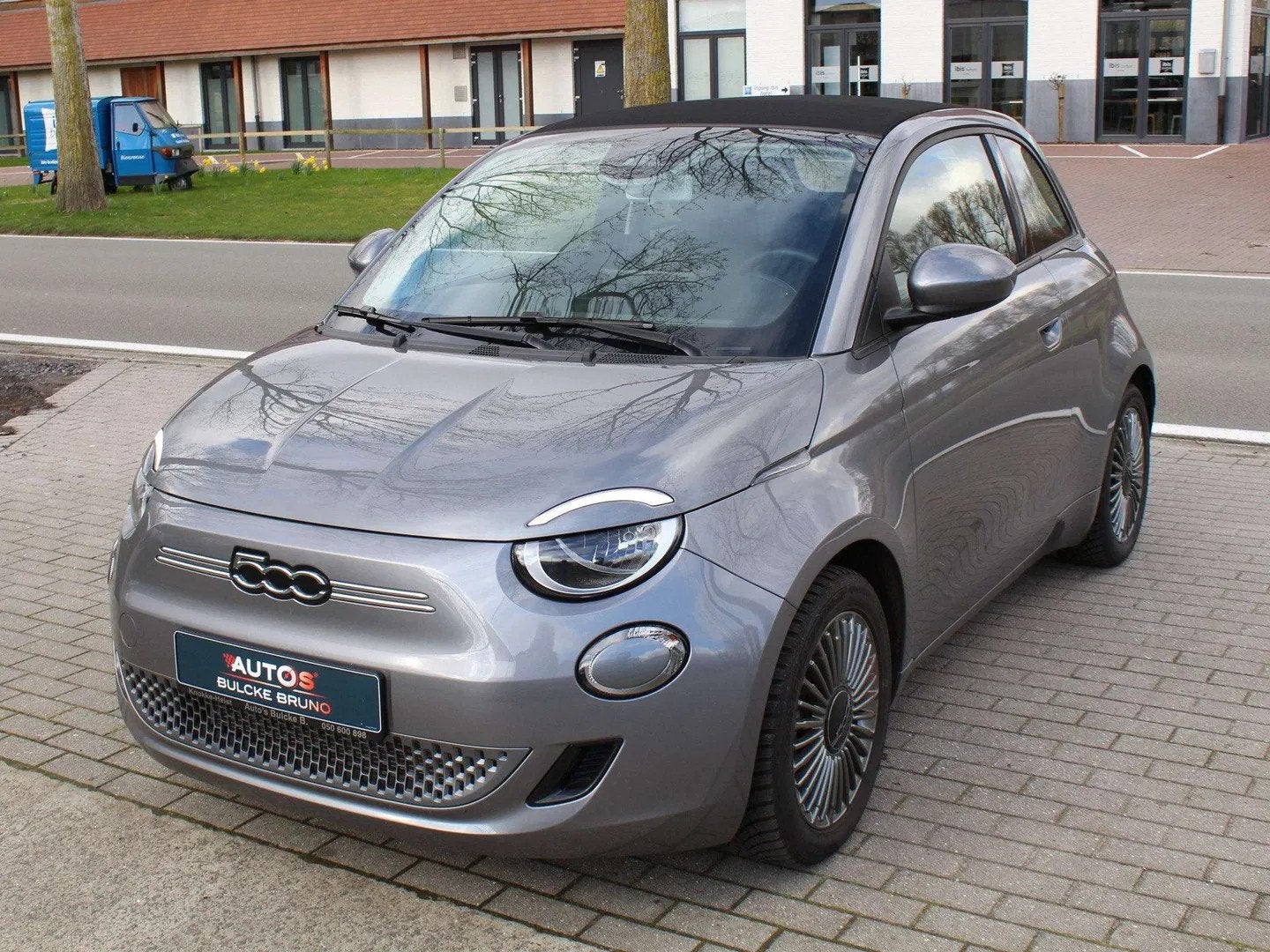 Fiat 500C 43 kWh Icon Cabrio, DC laadpoort 85 kW (bj 2022), Automaat, 4 zetels, Stof, Cabriolet