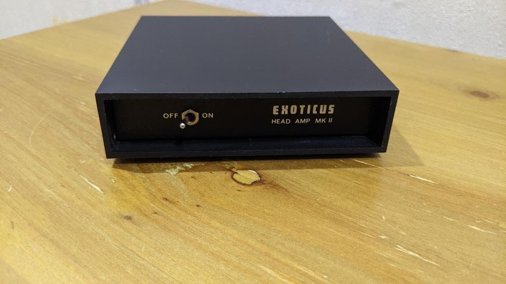 Exoticus Head Amplifier MKII, TV, Hi-fi & Vidéo, Tourne-disques, Enlèvement ou Envoi, Neuf, Pièce tourne-disques, Autres marques
